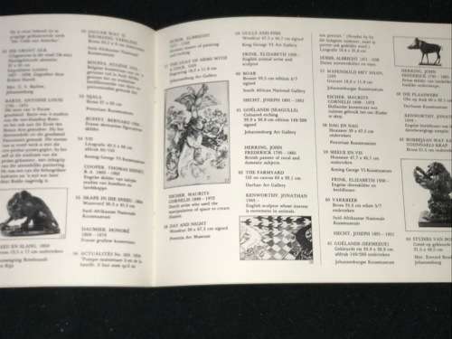 THE ANIMAL IN ART / DIE DIER EN DIE KUNS VINTAGE REMBRANT VAN RIJN FUNDED BOOKLET