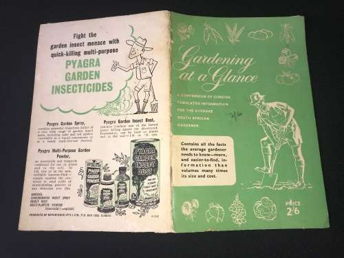 GARDENING AT A GLANCE VINTAGE BOOKLET