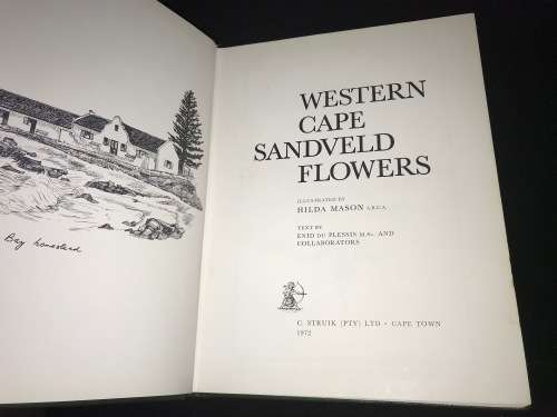 WESTERN CAPE SANDVELD FLOWERS BY HILDA MASON 1972 NUMBERED AND SIGNED