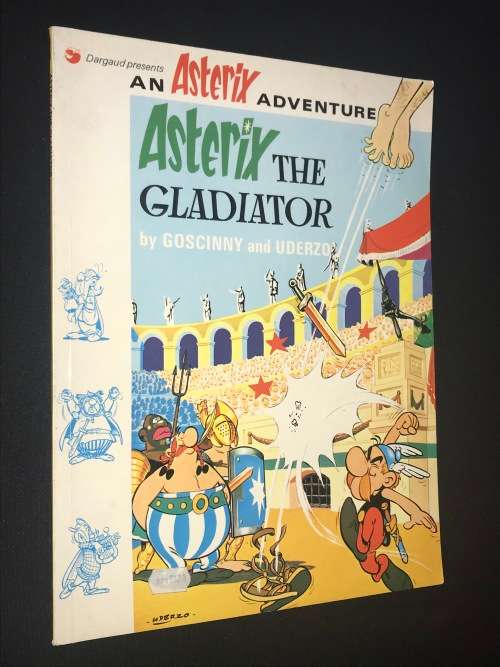 ASTERIX GLADIATOR BY GOSCINNY AND UDERZO 1974