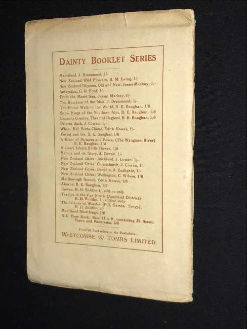 UNCANNY COUNTRY THE THERMAL DISTRICT OF NEW ZEALAND BY B.E. BAUGHAN