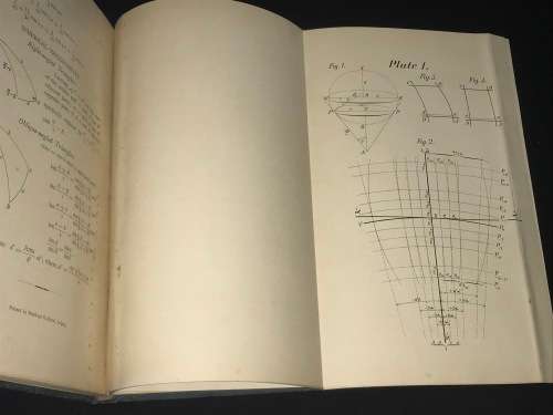 A TREATISE ON MAP-PROJECTIONS BY C.L.H. MAX JURISCH CAPE TOWN 1890 PRESENTATION COPY