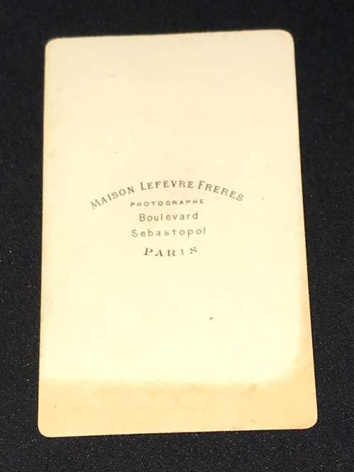 1860's ORIGINAL CARTE DE VISTE PHOTOGRAPH OF JULES FAVRE