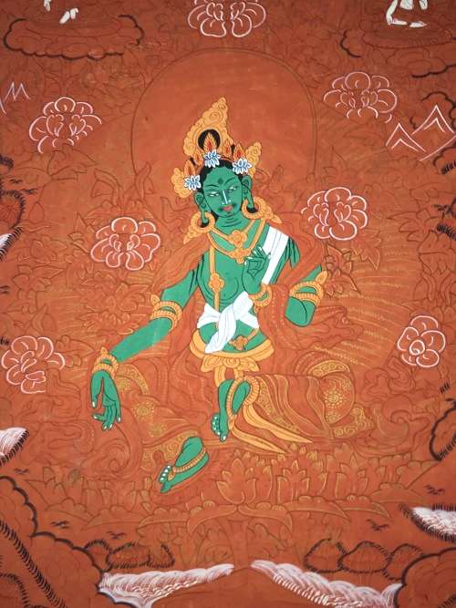 ORIGINAL VINTAGE THANGKA