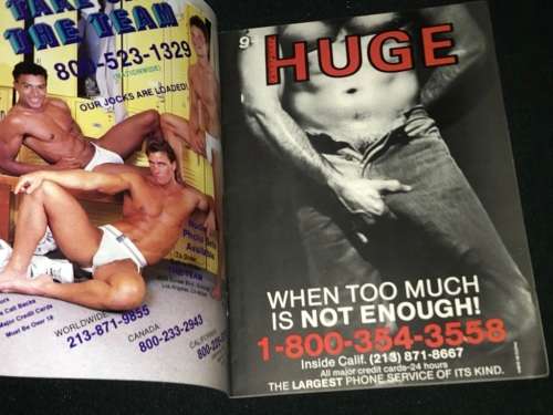 HONCHO VINTAGE ADULT GAY MAGAZINE NOVEMBER 1986