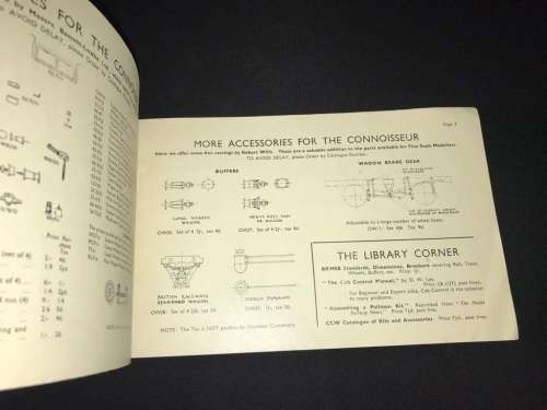 CCW PRODUCTIONS COMPONENTS FOR THE CONNOISSEUR 6TH EDITION 1954
