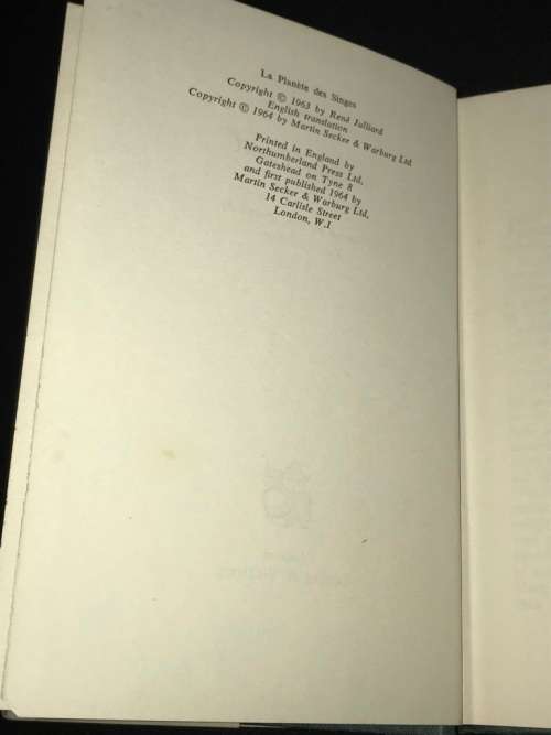 MONKEY PLANET BY PIERRE BOULLE 1964 1ST ENGLISH EDITION (PLANET OF THE APES)