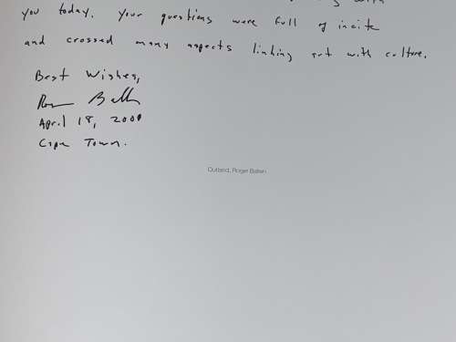 OUTLAND BY ROGER BALLEN INSCRIBED BY AUTHOR
