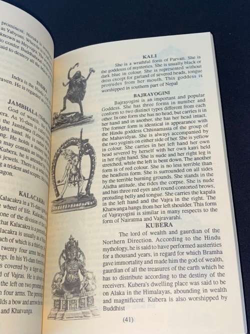 Short description of gods, goddesses and ritual objects of Buddhism and Hinduism in Nepal