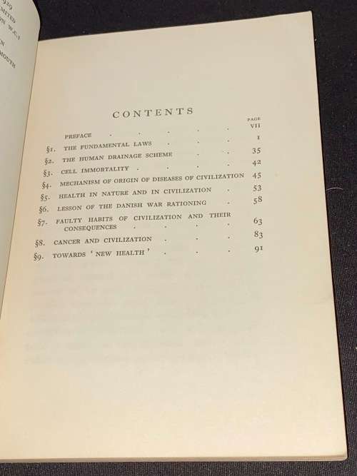 THE PREVENTION OF THE DISEASES PECULIAR TO CIVILIZATION BY SIR ARBUTHNOT LANE