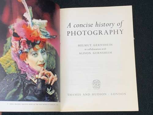 A CONCISE HISTORY OF PHOTOGRAPHY BY HELMUT AND ALISON GERNSHEIM