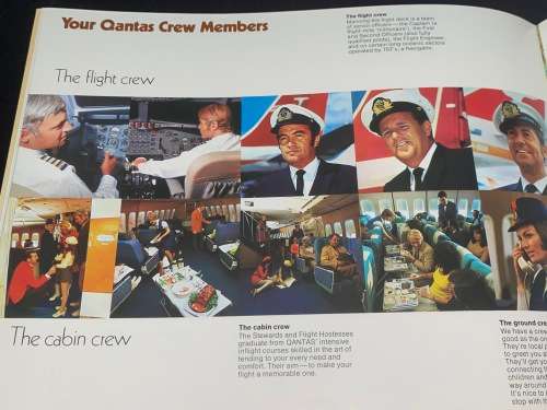VINTAGE QUANTAS FLIGHT GUIDE