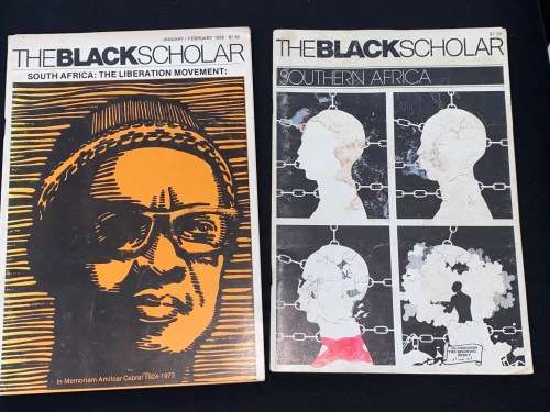 THE BLACK SCHOLAR X 2  - SOUTHERN AFRICA AND THE LIBERATION MOVEMENT 1970`S