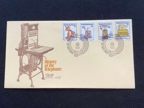 1982 HISTORY OF THE TELEPHONE MAFIKENG FDC