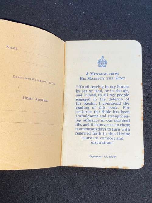 THE POCKET PICTORIAL GOSPEL OF ST. JOHN - ACTIVE SERVICE EDITION 1939
