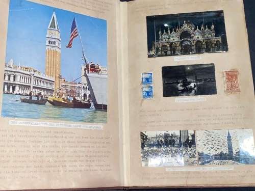 1950`S REISEBERICHT (TRAVELOGUE) OF GERMAN LADY ON VARIOUS CRUISES UP THE COAST OF AFRICA TO EUROPE