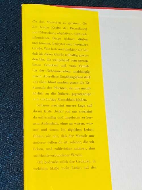 EINSTEIN UND SEIN WELTBILD - FRIEDRICH HERNECK