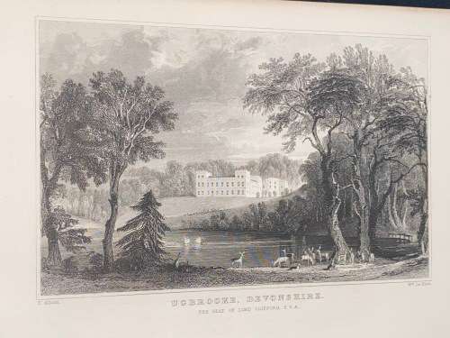 ORIGINAL ANTIQUE 1832 PRINTS OF DEVONSHIRE