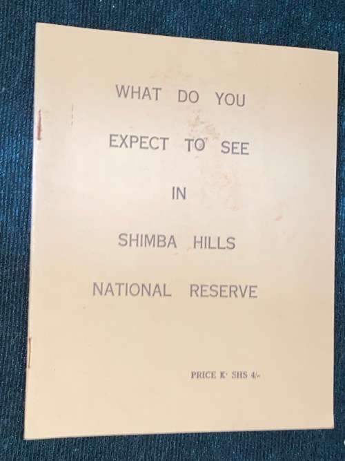 WHAT DO YOU EXPECT TO SEE IN SHIMBA HILLS NATIONAL RESERVE VINTAGE BOOKLET