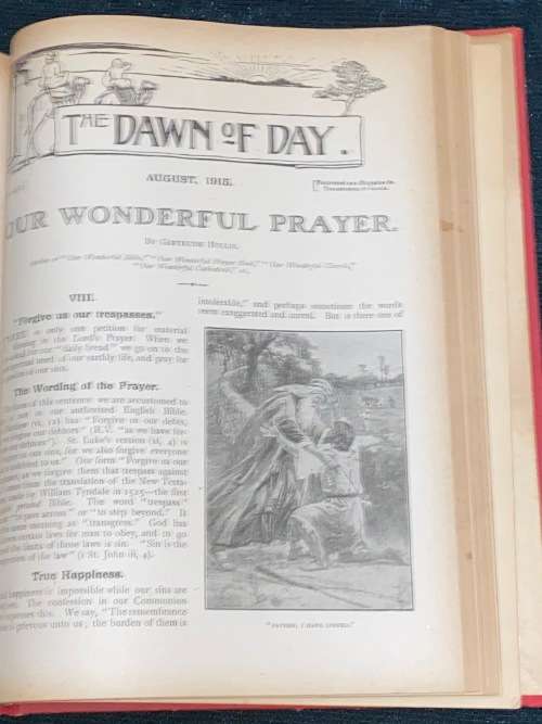 HUGHENDEN PARISH MAGAZINE & THE DAWN OF THE DAY 1915 BOUND TOGETHER