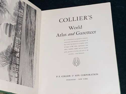 COLLIERS WORLD ATLAS AND GAZETTEER 1942