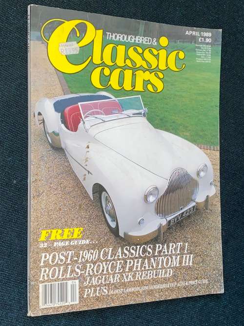 THOROUGHBRED & CLASSIC CARS APRIL 1989
