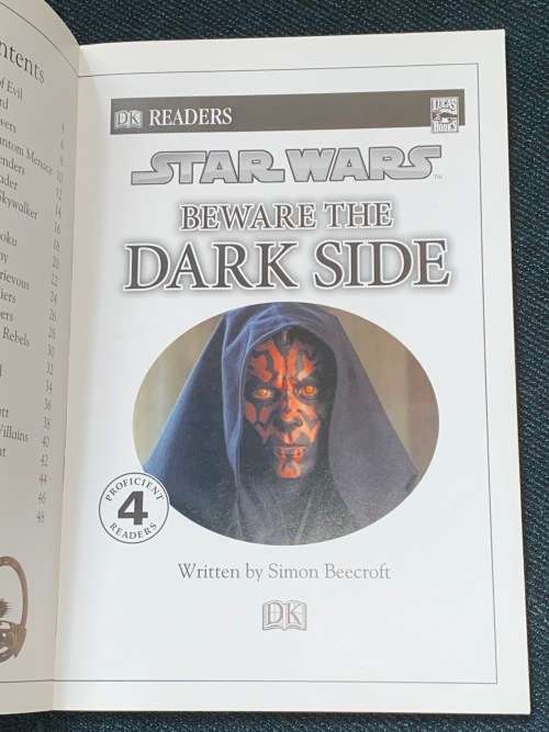 STAR WARS BEWARE THE DARK SIDE DK READERS BY SIMON BEECROFT