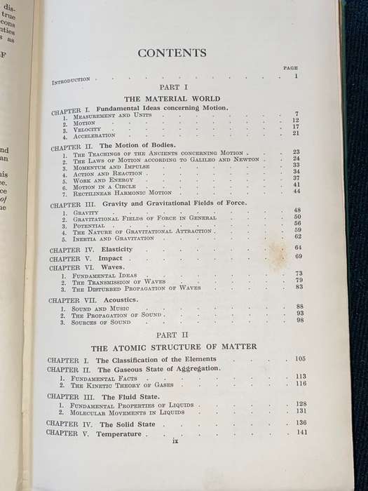 MODERN PHYSICS A GENERAL SURVEY OF ITS PRINCIPLES BY THEODOR WULF 1930