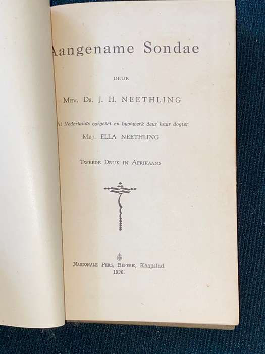 AANGENAME SONDAE DEUR MEV. DS. J.H. NEETHLING