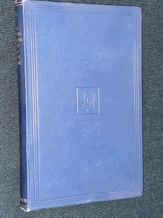 THE GENERAL MUNICIPAL LAW OF THE CAPE COLONY BY J.A. JOUBERT 1907