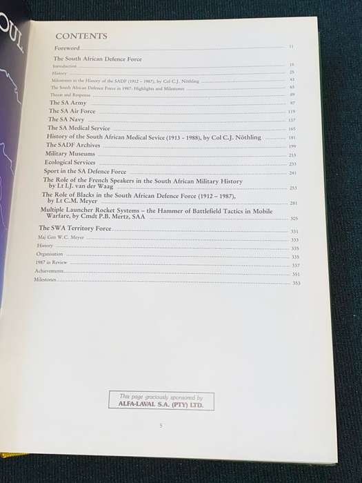 SOUTH AFRICAN DEFENCE FORCE REVIEW 1987-1988
