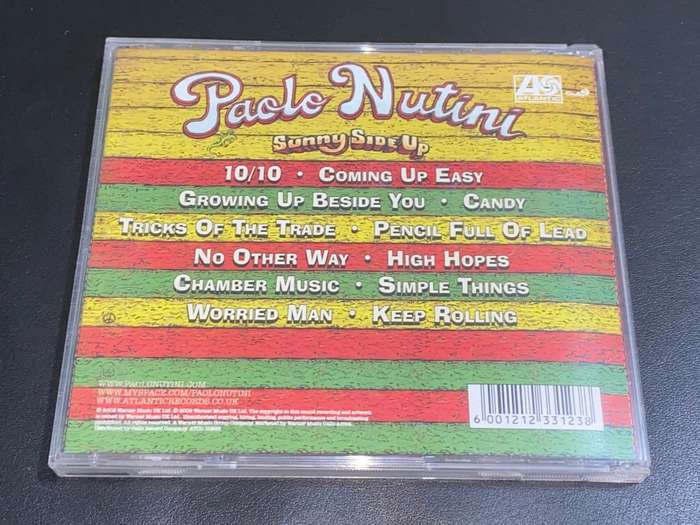 PAOLO NUTINI SUNNY SIDE UP CD