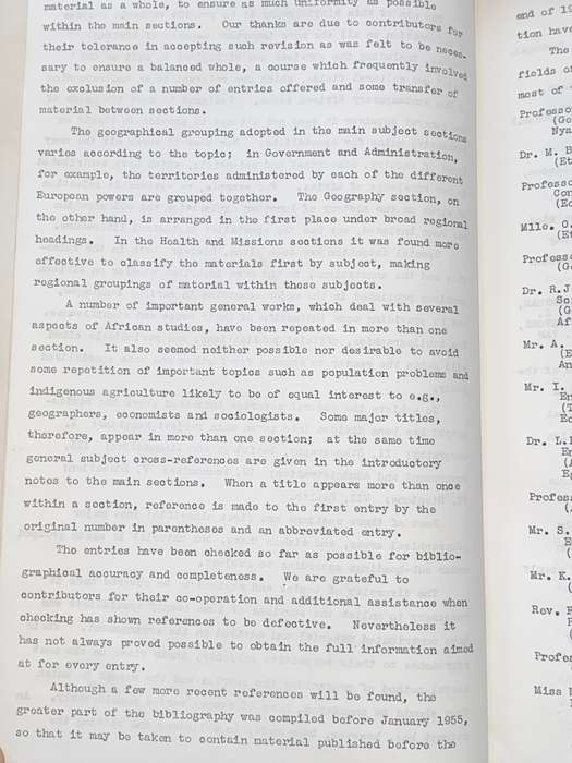 SELECT ANNOTATED BIBLIOGRAPHY OF TROPICAL AFRICA JUNE 1956