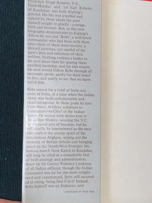 BOBS KIPLING`S GENERAL BY WH HANNAH