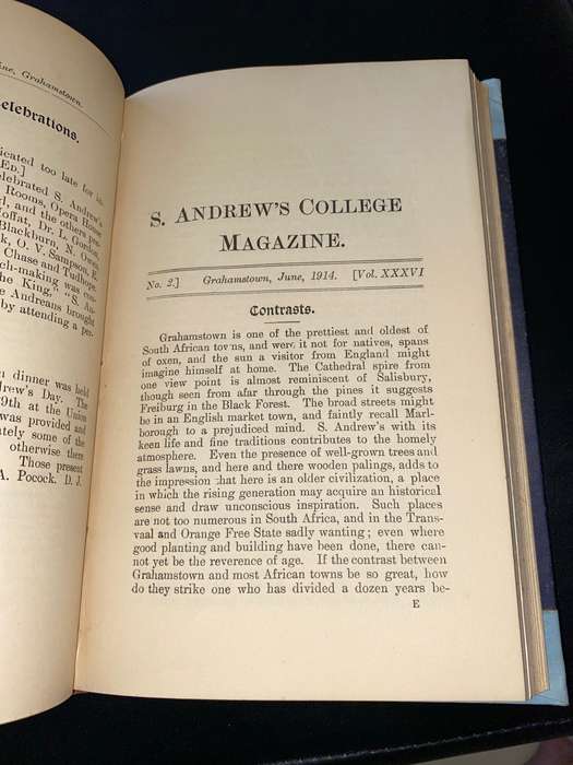 ST ANDREW`S COLLEGE MAGAZINE 1889-1892