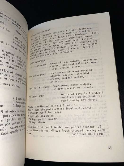 COOKBOOK WOMENS CLUB OF VALENCIA VENEZUELA