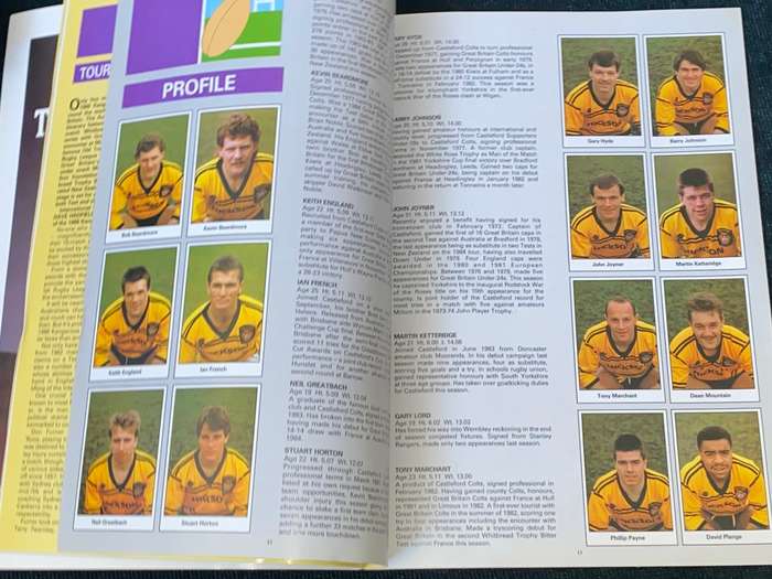 THE RUGBY FOOTBALL LEAGUE SILK CUT CHALLENGE CUP CASTLEFORD V HULL KINGSTON ROVERS 1986 PROGRAMME