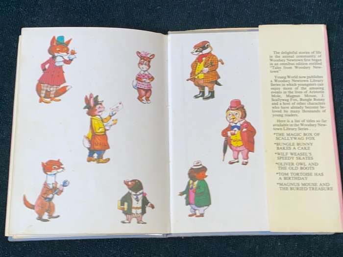 A WOODSEY NEWTON LIBRARY BOOK THE MAGIC BOX OF SCALLYWAG FOX