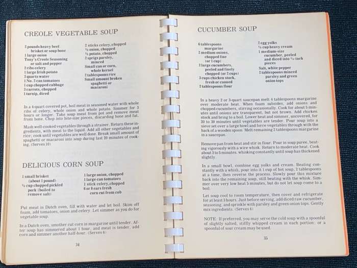 TONY CHACHERE`S CAJUN COUNTRY COOKBOOK