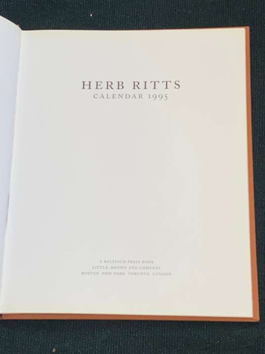 HERB TITTS CALENDAR 1995