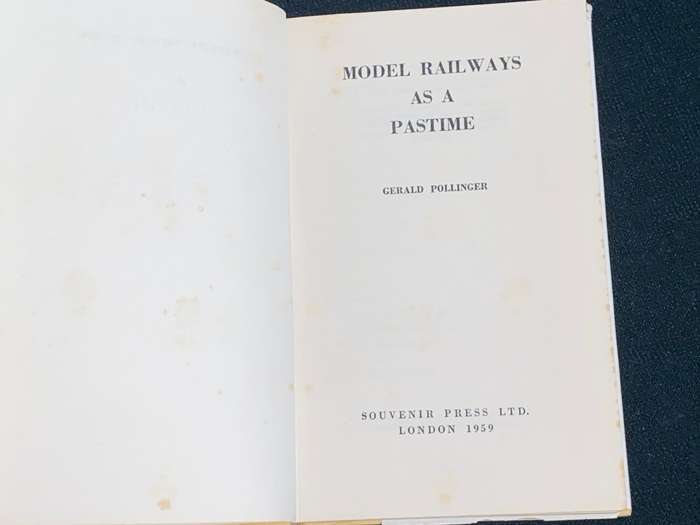 MODEL RAILWAYS AS A PASTIME BY GERALD POLLINGER