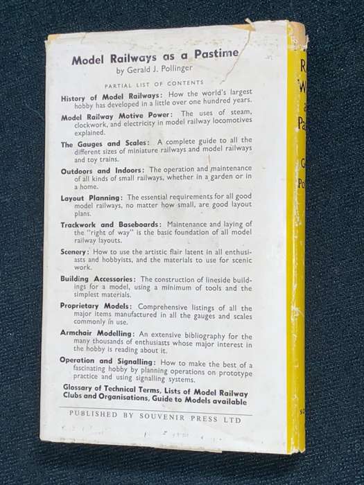 MODEL RAILWAYS AS A PASTIME BY GERALD POLLINGER