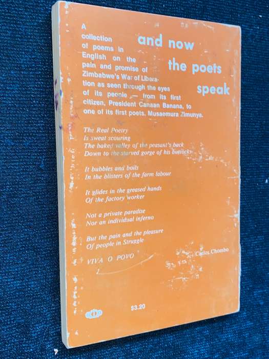 "And Now the Poets Speak: Poems Inspired by the Struggle for Zimbabwe"