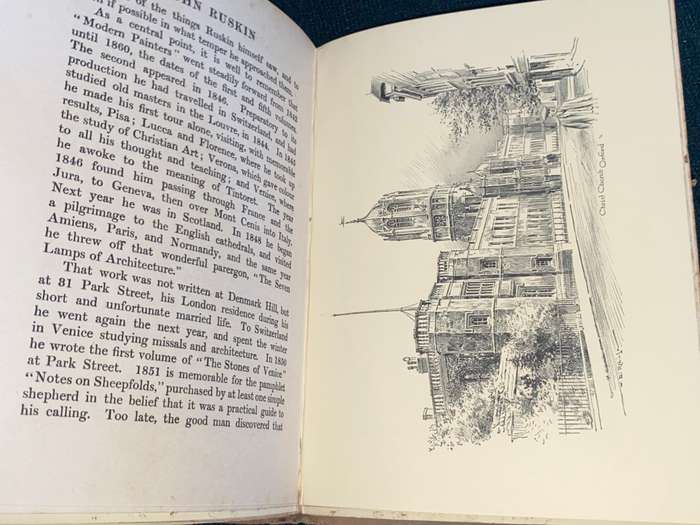 JOHN RUSKIN HIS HOMES AND HAUNTS BY JAMES D. SYMON