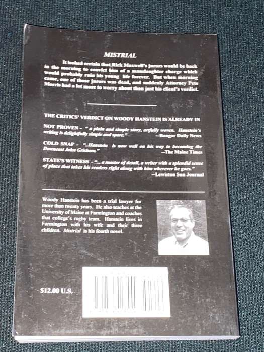 MISTRIAL A PETE MORRIS MYSTERY BY WOODY MANSTEIN SIGNED