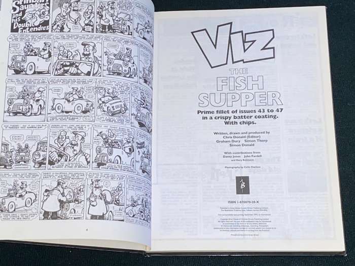 VIZ THE FISH SUPPER THE VERY VERY BEST INDEED ISSUES 43 TO 47