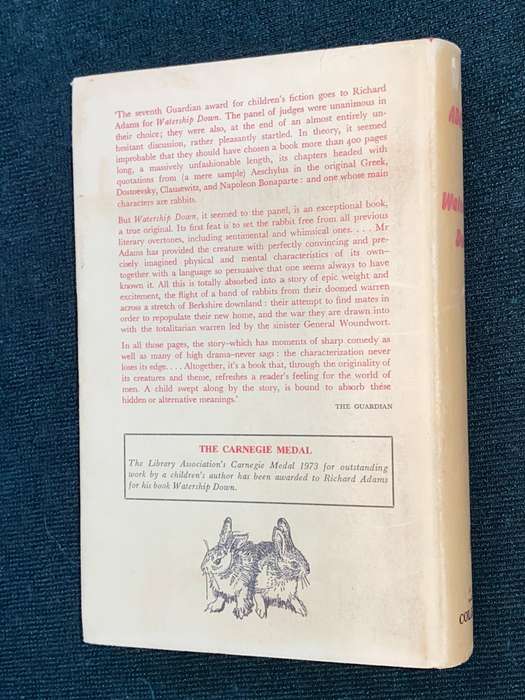 WATERSHIP DOWN BY RICHARD ADAMS 1973