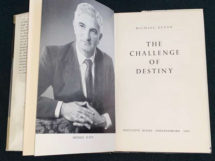 THE CHALLENGE OF DESTINY BY MICHAEL ELTON SIGNED