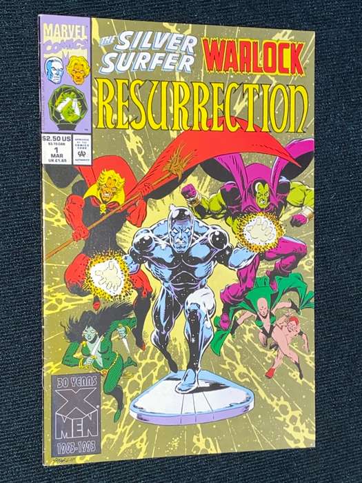 MARVEL COMICS #1 THE SILVER SURFER WARLOCK RESURRECTION 30 YEARS XMEN 1963-1993