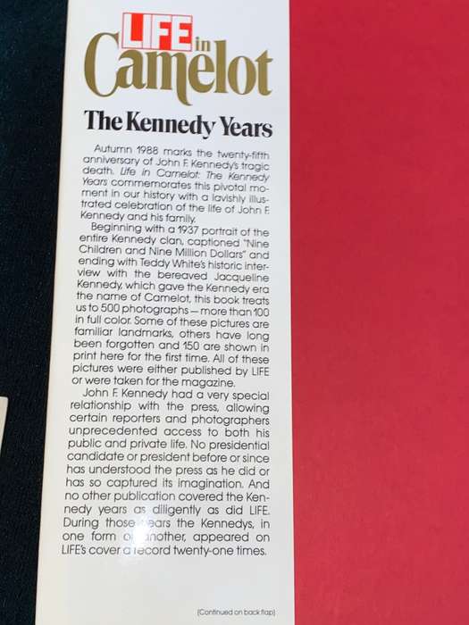 LIFE IN CAMELOT THE KENNEDY YEARS